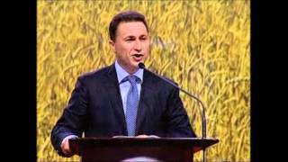 Istoriski govor na Nikola Gruevski [upl. by Kcirrag]