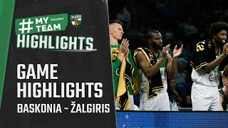 Baskonia  Žalgiris  Game Highlights  20231019 [upl. by Lhamaj724]