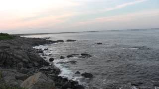 Marginal Way View of the Water Crashing onto the Shore [upl. by Htezil]