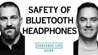 Are Bluetooth Headphones Safe  Dr Matt MacDougall amp Dr Andrew Huberman [upl. by Esened]