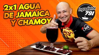 ¡APROVECHA TODO 🌺 Cómo hacer AGUA de JAMAICA y CHAMOY 🌶️ ¡El SECRETO que NADIE TE DICE [upl. by Ezarras548]