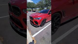 Modified BMW X6 M With Vossen Wheels bmw shortsyoutube shorts shortvideo [upl. by Cadell]