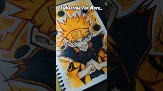 Naruto six paths of sage mode drawing day9 [upl. by Eninnej]