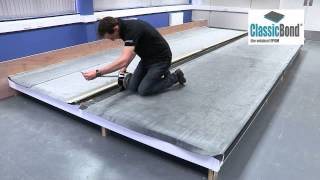 Flat Rubber Roof with Seam  EPDM Installation Guides and Training [upl. by Inait567]