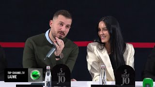 Top Channel“5 herë jo” me Borën dhe Donaldin Konferenca prezantuese në prag të premierës së filmit [upl. by Maiocco]