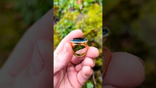 Massive 22kt Gold Roman Intaglio Style Ring With Moss Agate Cabochon [upl. by Winson]