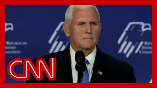 Pence stuns crowd with surprise announcement [upl. by Orv457]