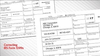 Correcting IRS Form 1099s [upl. by Ahtiekahs]