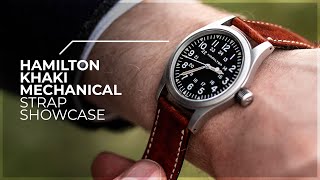 The Ultimate Way To Customise Your Watch  Hamilton Khaki Mechanical Strap Showcase by WatchGecko [upl. by Alodie]