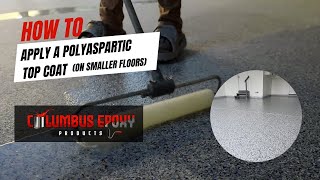 How to Apply Polyaspartic Top Coat On Smaller Floors [upl. by Adnil]