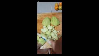 karina official vlog is live Cutting vegetables [upl. by Dadirac]