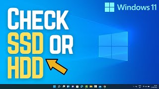 How to Check If You Have an SSD or HDD on Windows 11 [upl. by Onej]