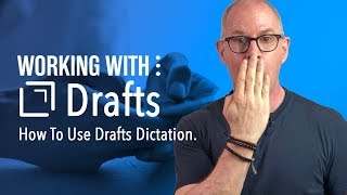 How to Use Drafts 5 Dictation Feature [upl. by Swain]