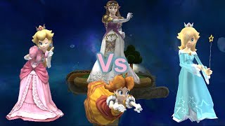 SSBB Dolphin Emulated  Princess Battle [upl. by Yttik]