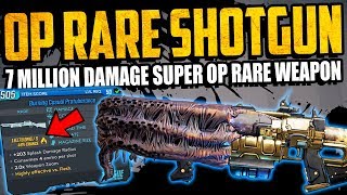 Borderlands 3 Crazy 7 MILLION DAMAGE SHOTGUN  Super OP RARE Shotgun  Burning Casual Protuberance [upl. by Aicxela]