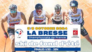 CHAMPIONNATS DE FRANCE SKI DE FOND DÉTÉ  FINALES U20SEN [upl. by Haleak364]