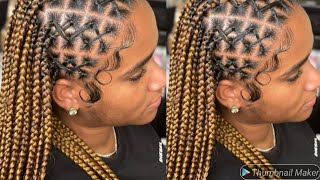 How To Criss Cross Braids Beginners friendly [upl. by Doowyah]