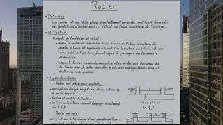 Radier définition  utilisation  types de radiers géniecivil batiment [upl. by Refotsirk882]