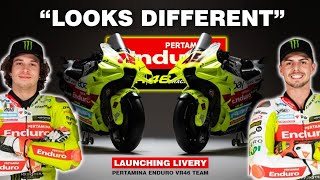 Pertamina Enduro VR46 Team Launching Livery MotoGP 2024  MotoGP News [upl. by Menides492]