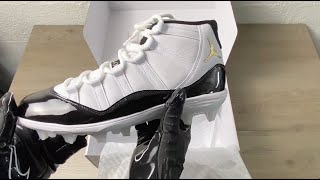 Best Jordan Football Cleat Yet  Jordan 11 Football Cleat Review [upl. by Oivat1]