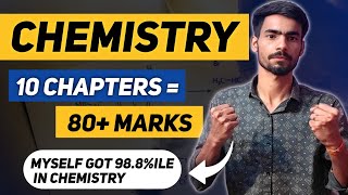 JEE 2025  Chemistry Highly Scoring Chapters🔥 10 Chapters  80 Marks  1st Attempt [upl. by Sladen]