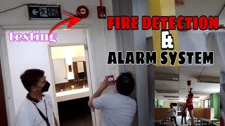 TESTING CONVENTIONAL FIRE ALARMAND COMMISSIONING  FIRE DETECTION ALARM SYSTEM [upl. by Pahl]