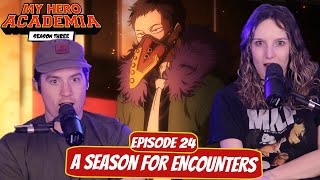 HES HERE  My Hero Academia Season 3 Wife Reaction  Ep 24 quotA Season For Encounters” [upl. by Quintina]