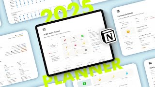 Start using Notion for 2025  Free Notion Template version [upl. by Ainel]