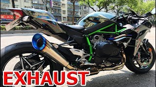 Kawasaki H2RH2 TOP 13 Exhaust Sound Akrapovic Yoshimura Austin Racing SC Project [upl. by Anirak]