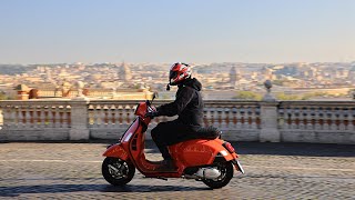 2023 Vespa GTS 300 Scooter Review Live From Rome Italy [upl. by Rudyard]