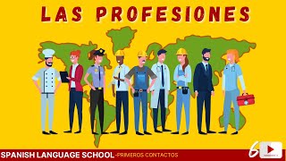 Aprender español Profesiones estudios y lugares de trabajo nivel básico [upl. by Ignace]