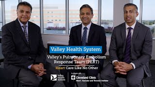 Valleys Pulmonary Embolism Response Team PERT [upl. by Nythsa]