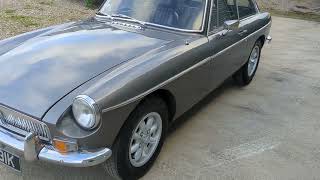 1972 MG MGB GT recent restoration [upl. by Trudy]