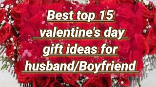 Best top 15 valentines day gift ideas for husbandBoyfriend [upl. by Neelrak772]