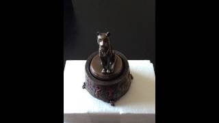 Ancient Egyptian Cat Bronze Music Box [upl. by Nomyaw]