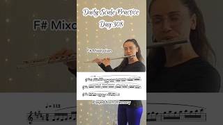 Daily Scale Practice Day 308 flute flutepractice flutescales [upl. by Eyanaj]