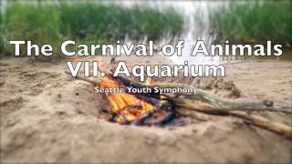 The Carnival of Animals VII Aquarium  Camille SaintSaëns 1 HOUR Loop Le carnaval des animaux [upl. by Minna]