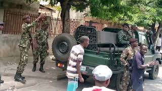 🔥🔥🔥OS MILITARES JA ESTÃO AO LADO DO POVO VIVA VENÂNCIO 💪💪 HOJE NO BAIRRO DE NAMICOPO [upl. by Fabian]