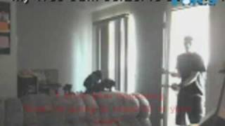 My Home Security Camera Busting an Idiot [upl. by Nhojleahcim]