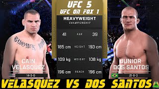 UFC 5  VELASQUEZ VS DOS SANTOS [upl. by Renata]