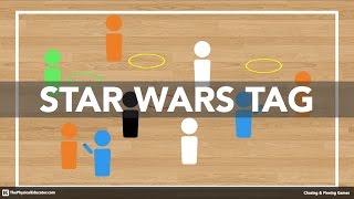 Star Wars Tag  Physical Education Game Chasing amp Fleeing [upl. by Durkee810]