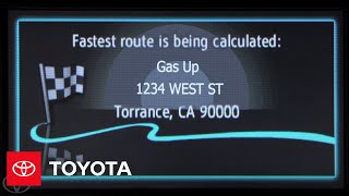 HowTo Display Audio with Entune®  Fuel  Toyota [upl. by Noyr234]