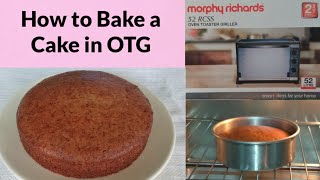 How to Bake a Cake in OTG Perfectly  Eggless Vanilla Cake  Moumitas Happy Cooking Lab [upl. by Jules]