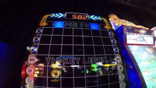 Stacker Arcade Game MAJOR PRIZE WIN 2 At Dave amp Busters in Woburn MA From 71917 [upl. by Ayenat310]