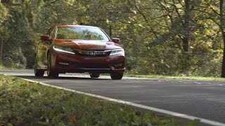 2016 Honda Accord EXL Coupe Review  AutoNation [upl. by Llertnov653]