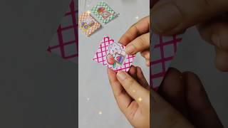 How to make mini notebook📚  DIY Easy Kawaii notebook  school supplies craft art viral​ Short [upl. by Harriot]