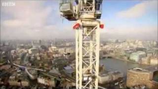 BBC Climbing up The Shard Crane [upl. by Rojas]