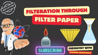 filtration  filtration process  filtration through filter paper  in urdu hindi [upl. by Kamin]