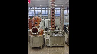 300L copper still with copper reflux columns versatile still for making gin vodka whisky brandy [upl. by Lipps]