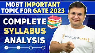 GATE 2023 Syllabus  One Video  Complete GATE 2023 Syllabus Analysis for Computer Science [upl. by Neelak991]